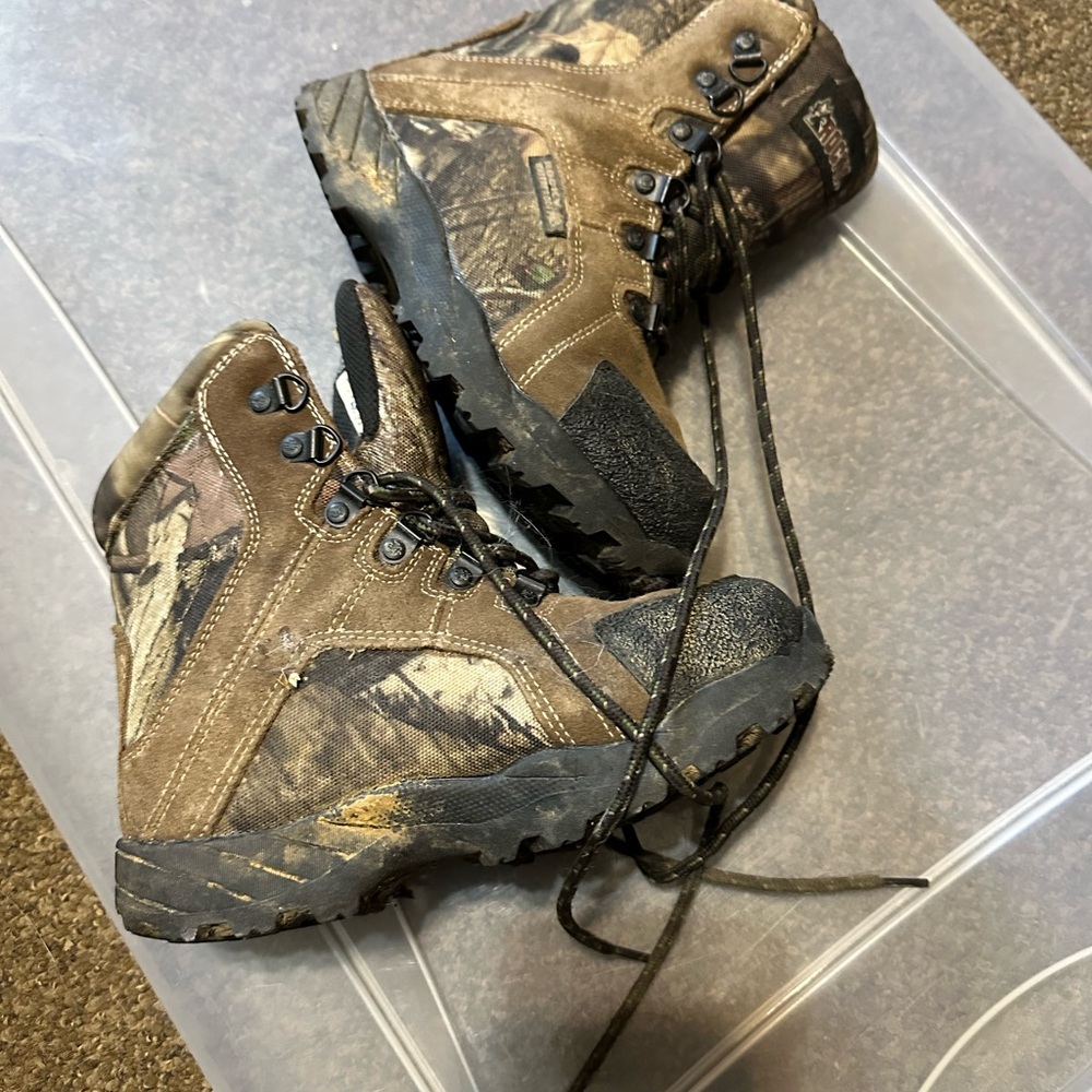 Rocky Brown Camouflage Kids' Boots